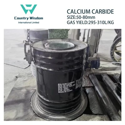 Kalciumkarbid 50-80mm Cac2 Acetylen Kol 50 kg trumma